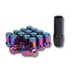 Lock Nuts Colorful Car Tire Wheel Nuts M12 Short Nuts