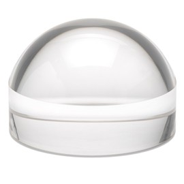 meigan Magnifier Magnifier Semicircular Domed 6x Paperweight Magnifier Magnifier Loupe Paperweight Half Ball 78mm Optical Acrylic Dome Desk Magnifier