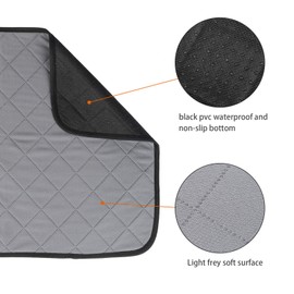 Générique Washable Waterproof Absorbent Guinea Pig Cage Rug for Small Animals Rabbit (2 Pieces, 60 x 45 cm)