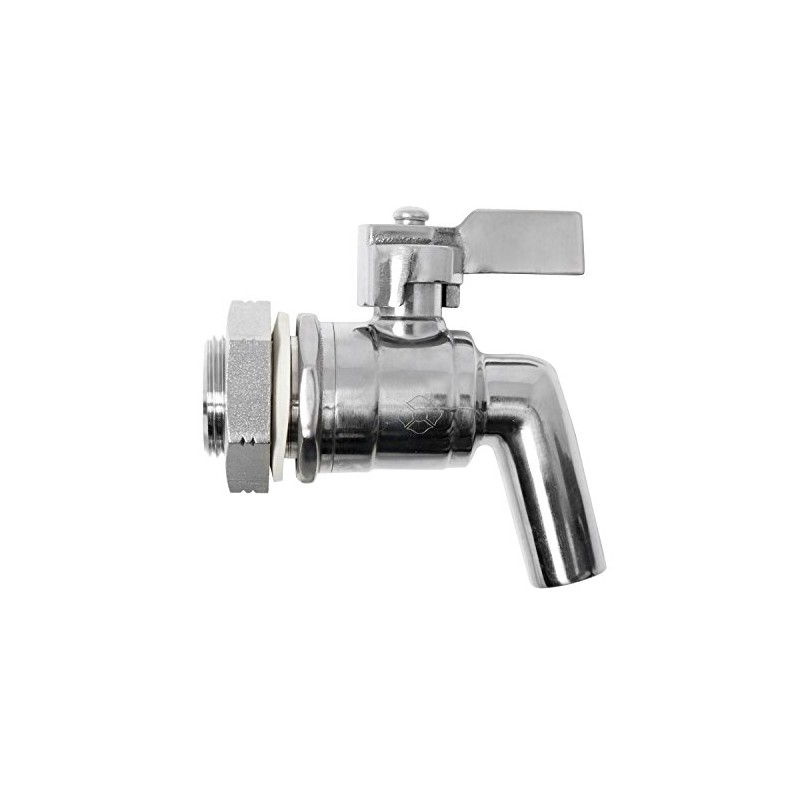 Bielmeier Stainless Steel Tap for Preserving Cookers, 3/4-Inch