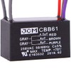 JCM 5 Wire Ceiling Fan Capacitor 4.5 uF + 6