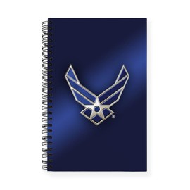 CafePress U.S. Air Force Logo Detailed Spiral Bound Journal Notebook, Personal Diary, Lined