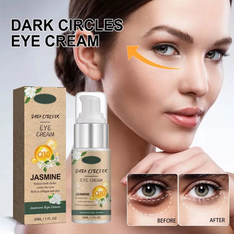 Crema De Ojos Para Eliminar Ojeras Con Jazmín, Ojeras,