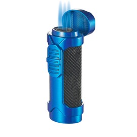 Visol Marlin Butane Torch Lighter Triple Flame Refillable Gas Lighter, Built-in Punch, Built in Holder and Windproof Adjustable Flame Lighter (Shipped Without Butane)