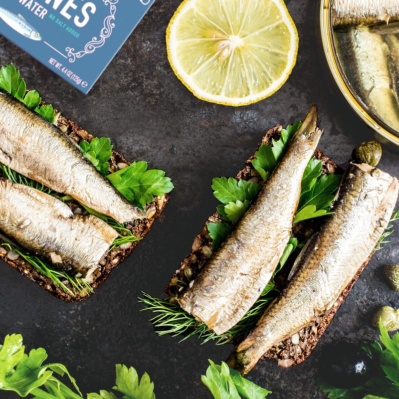 Sea Castle No Salt Added Skinless and Boneless Sardines in