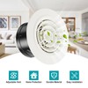 HG POWER 4 Inch Soffit Vent，Round Air Vent Cover with