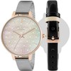 Ted Baker Ladies Womens Interchangeable Strap Rose Gold Wrist Watch