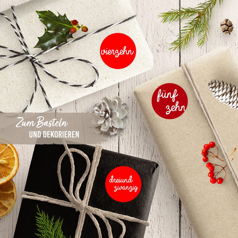 24 Advent Calendar Numbers-Sticker-No. 7