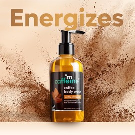 Coffee Body Wash With Almonds | De-Tan & Deep Cleansing Shower Gel|Enriched With Vitamin E&In Energizing Nutty Almond Aroma|Shower Gel|Suitable For All Skin Types|For Both Men&Women - 200Ml