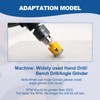 HIGHDRIL Diamond Drill Bits Kit with Triangle Shank for Porcelain