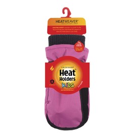 HEAT HOLDERS SOCKSHOP Kids Snow Day Performance Mittens Pack of 1 Rose 3-6 Years