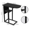eiskah C Table End Table with Side Pocket, Couch C