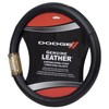 Plasticolor 006790R01 Dodge//Genuine Leather Steering Wheel Cover