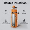 Magcheer Insulated Misting Water Bottle - 3D Textured Soccer Leak-Proof