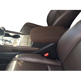 Auto Console Covers- fits The Nissan Murano 2015-2024 Center Console Armrest Cover Waterproof Neoprene Fabric -Brown