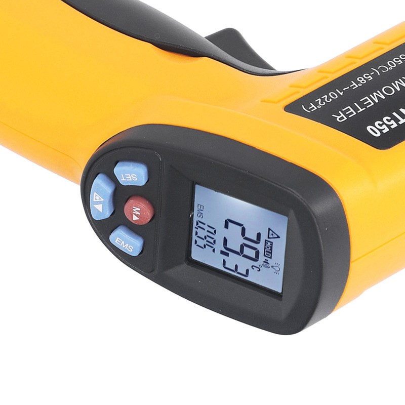 Infrared Thermometer Gun High Accuracy Digital Handheld Cooking Industrial Heat