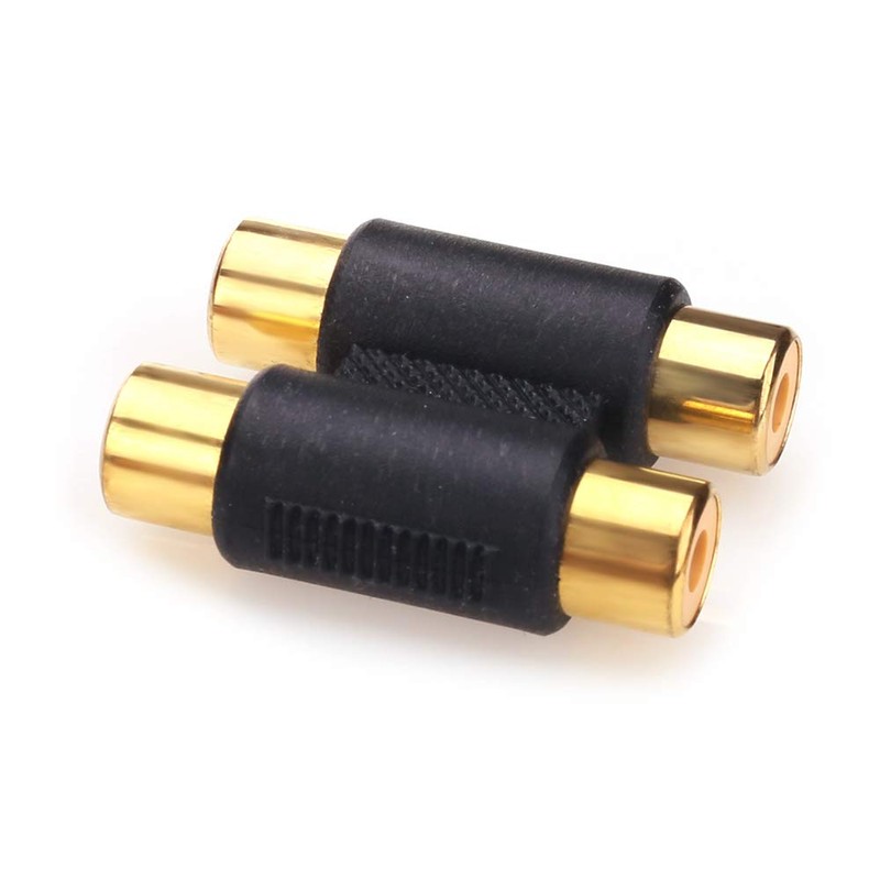 NANYI RCA Female to RCA Female Interconnect Coupler Adapter, with