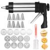 Cookie Press Gun Kit,Stainless Steel Cookie Press for Baking Maker