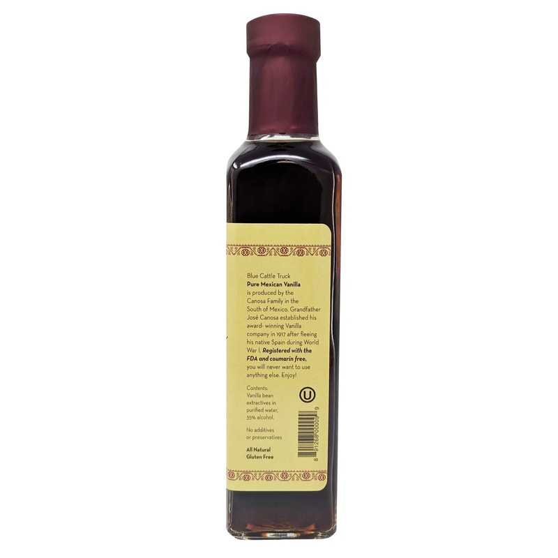 Blue Cattle Truck Trading Co. Pure Gourmet Mexican Vanilla Extract,
