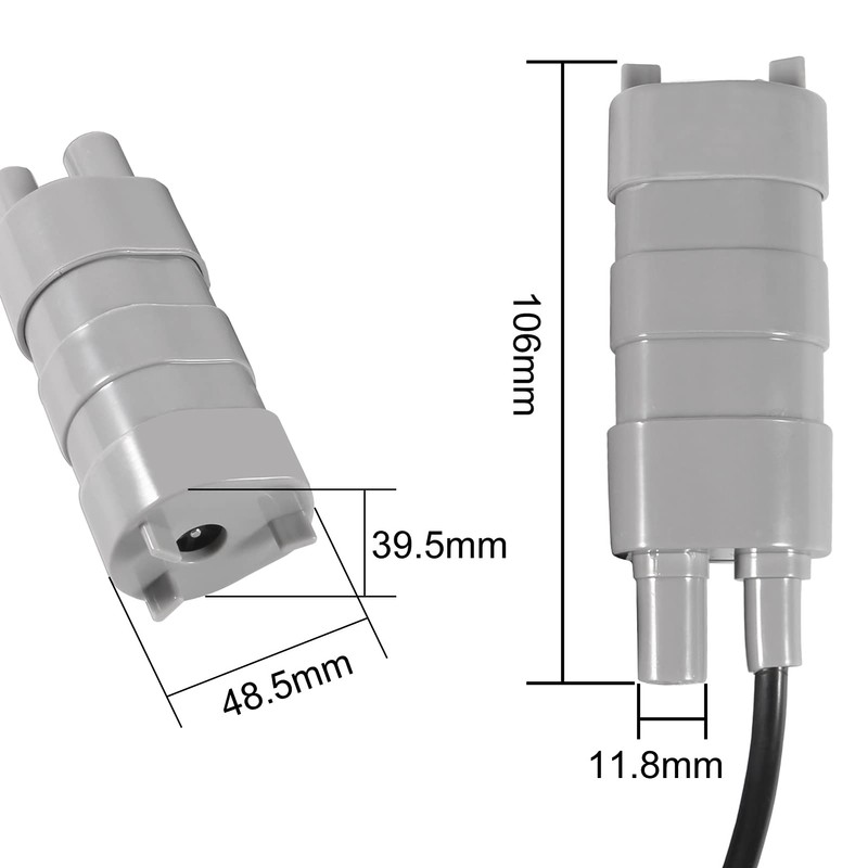 2 PACK 5M 12V Pumping Head DC High Flow Water