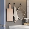 Homion Magnetic Hooks, Stainless Steel, Rust Free, Includes Magnets, Vertical