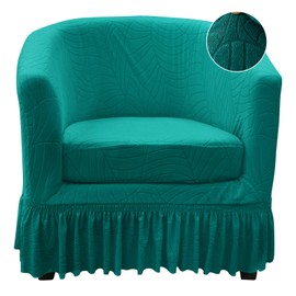 GOSTADY 2 Piece Club Chair Slipcover Stretch Barrel Armchair Chair Covers Slipcovers Soft Removable Washable Chair Covers Protectors for Living Room Chair Couch Covers