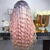 Gradation Wave Curly Synthetic Hair Women Fashion Wigs with Adjustable