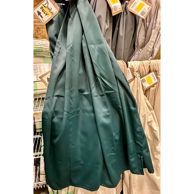 IKEA MAJGULL, Dark Turquoise, Blackout Curtains, 1 Pair (57x98 ")