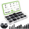 Vlookee Standoff kit 320PCS M2 Nylon Standoff Male Female Nylon