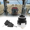 AUROLYNNE Lock Cylinder Ignition Switch Ignition Switch for Tractor Car