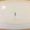 Pottery Dish, Arita-yaki, Hasamiyaki, Long Square Plate, Original, Raspberry Fuchi