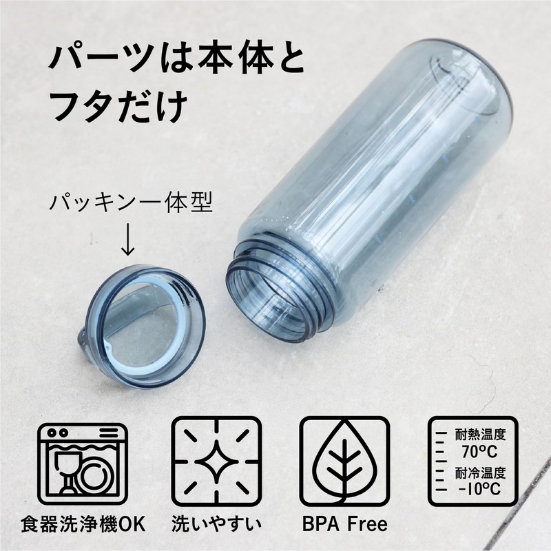 CBJAPAN EDGE BOTTLE 500 mlte Water Bottle with Memory, Blue,