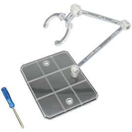 Action Figure Stands Adjustable Action Figure Display Holder Base Sturdy Base Clear Doll Model Support Stand Action Base Display Stand for 1/144 Figure Model Toy [FDXGYH, Manual Assembly]