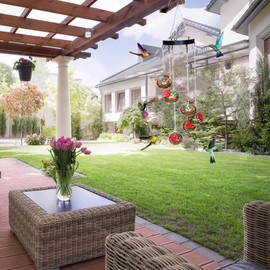 Hummingbird Feeders for Outdoors, Hummingbird Feeders for Outdoors Hanging Ant and Bee Proof, Plastic Hummingbird Feeders for Outdoors, Hummingbird Feeder Ant Guard, Ant Moat for Hummingbird Feeders.