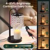 LUBITA Candle Warmer Lamp with Timer Dimmer and 3 Bulbs,