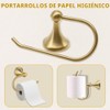 Juego de accesorios de baño de oro cepillado, juego de