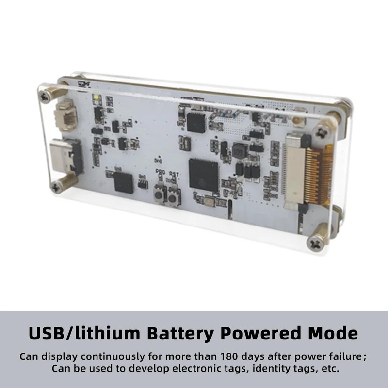 2.13 Inch LoRa E-Ink Display Module, ESP32-S3 USB C with