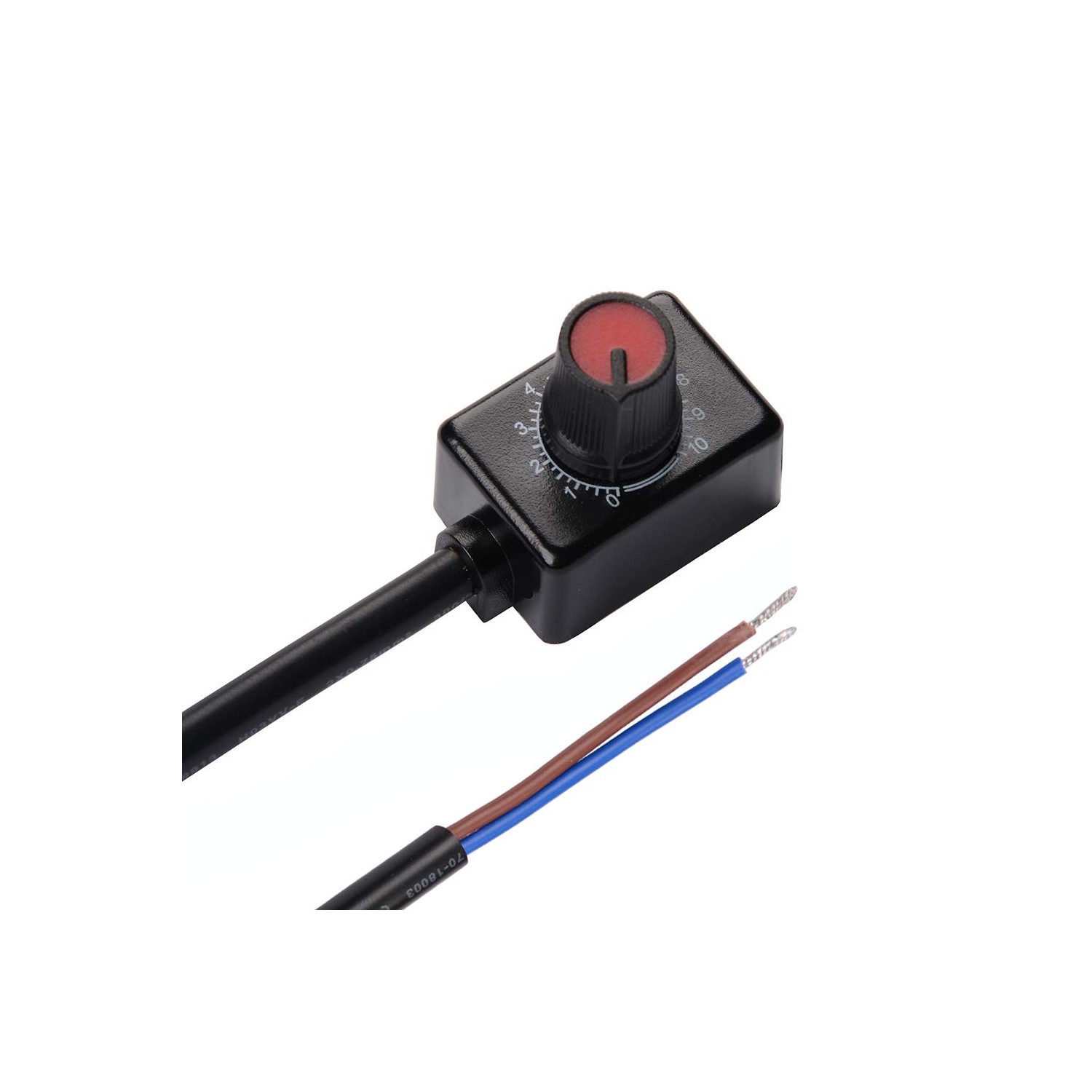DC 0-10V Knob Dimmer Mini Controller Rotary Switch ON/Off PWM Dimming ...