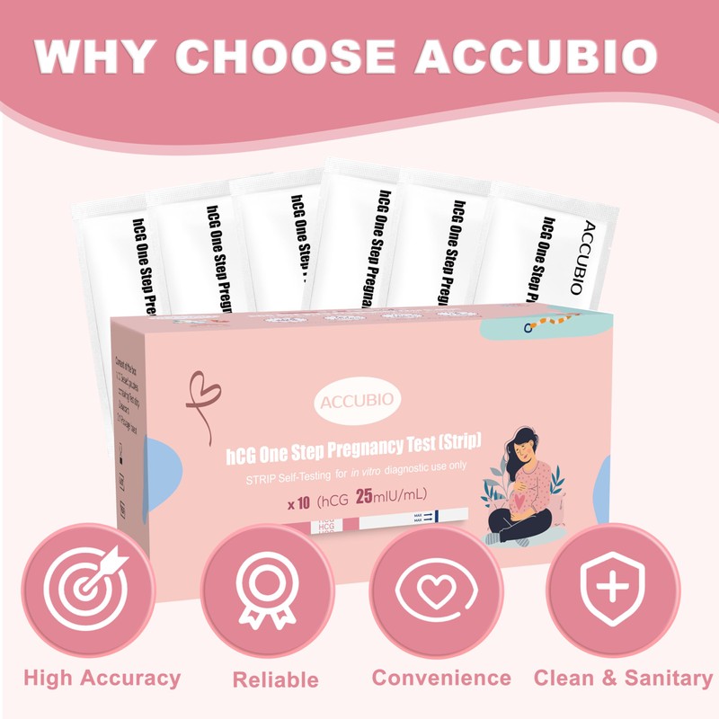 Pregnancy Test Strips with Urine Cups, hCG Detection Home Pregnancy