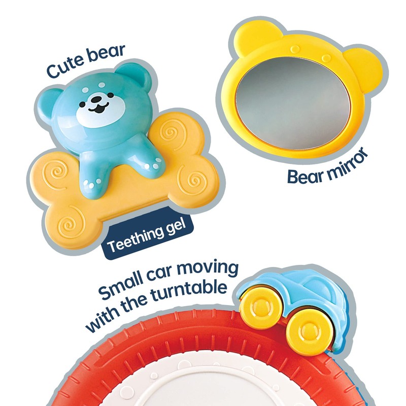 Baby car seat Toys with Steering Wheel Center for Long