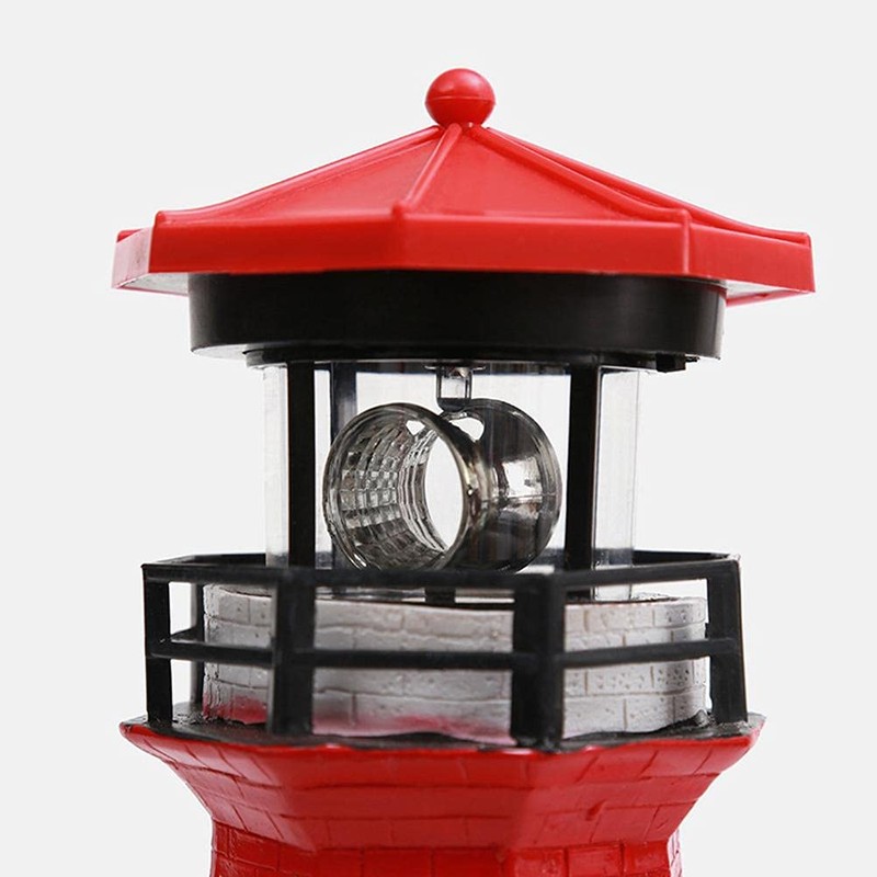Solar Lighthouse Light, Waterproof Solar Lighthouse Outdoor Solar Led Lamp