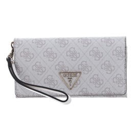 GUESS Laurel SLG Crossbody Flap Wrist Dove Logo