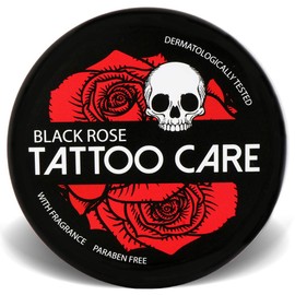 Makra Tattoo Care Black Rose – Aftercare & Brightener Ointment - for New & Older Tattoos – Protects and Deeply Moisturizes – Enhances Colors, Prevents Ink Fading, Brings Back Shine - 1.23 Oz (pack of 1)