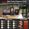 ThermoPro TP20B Black 500FT Wireless Meat Thermometer with Dual Meat
