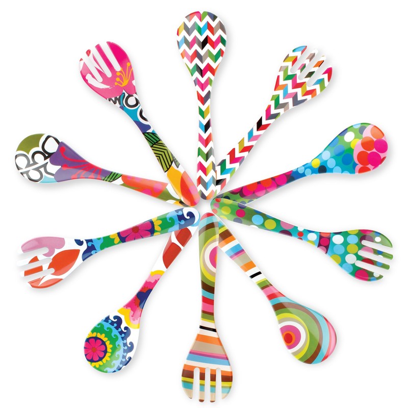 French Bull Salad Server 2 Piece Set - Melamine Dinnerware