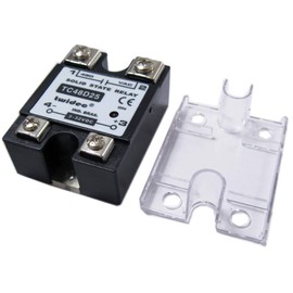 Twidec/Output Single Phase SSR Solid State Relay 25A 3-32V DC to 24-480V AC SSR-25DA