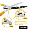 Centurion 75 Upgraded Telescoping Hedge Shears with 9-inch Wavy Blade