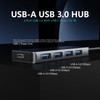 DIKEQINN USB 3.0 Hub 4 Ports with USB-C Power Port,