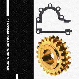 Ohoho 51405MA Brass Worm Gear Compatible with Craftsman 2 Stage Snowblowers 204167 536886540 601002109 536886180 8 Hp 536886110 22" 107889650