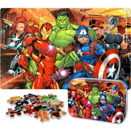 NEILDEN Puzzles for Kids 60 Piece Children Puzzles for Kids Ages 4-6 Jigsaw Puzzles for Kids Learning Educational Puzzles for Girls and Boys (U1-6AXY-6EWH)